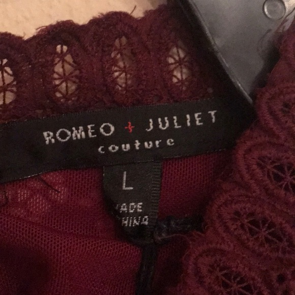 Brand new Romeo & Juliet Couture lace blouse - Picture 5 of 6